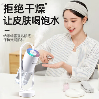 海纳斯（HANASS）加湿器 迷你家用卧室 办公室上加水便携空气加湿器小型插电空调伴侣 轻音 婴儿 F-008