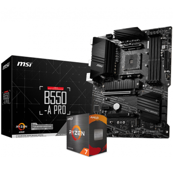 5600x 5700g 5800x搭微星a520b550主板cpu套裝 微星b550-a pro r5