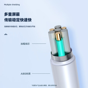 毕亚兹 苹果Lightning转HDMI扩展坞多功能OTG接头iphone电视高清线ipad投屏器USB拓展坞键盘鼠标读卡U盘