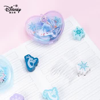 迪士尼（Disney）文具橡皮檫 学生干净考试橡皮 创意可爱卡通橡皮 便携盒装收纳方便学习用品开学季礼物