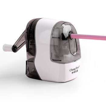 中华H1005学生卷笔刀多功能手摇削笔器削笔机自动进笔削笔机陶瓷白