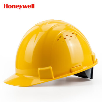 霍尼韦尔（Honeywell）安全帽 H99S 纯ABS材质 工地建筑头盔防砸抗冲击 有透气孔 黄色 1顶