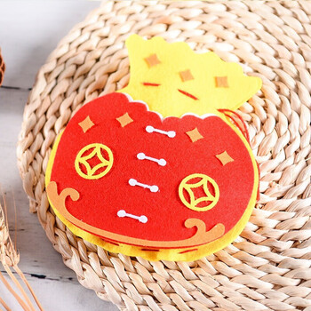 幼儿园中秋节儿童手工diy制作材料包兔子束口袋子自新年元旦春节福袋