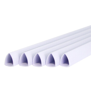 金得利10个9mm透明加厚三角抽杆夹A4拉杆夹文件夹资料夹简历报告夹试卷夹产检插页收纳办公用品TD310-10