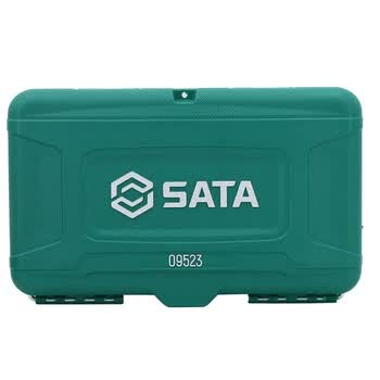 世达（SATA）14件中飞套筒套装汽修修车10MM系列套筒组套 09523