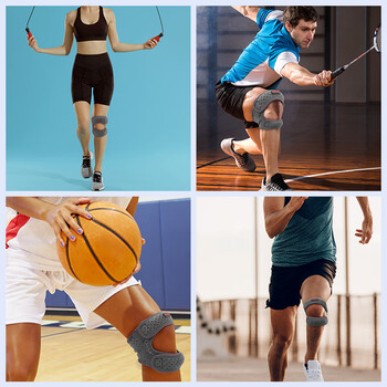 PROIRON普力艾髌骨带【两只装】双向加压护膝夏季跑步跳绳固定带 黑橙色