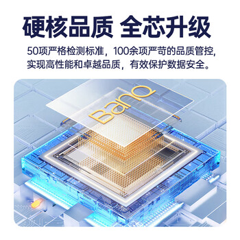 banq 256GB Type-C USB3.2 Gen1手机U盘 C90高速手机电脑两用双接口安卓苹果iPad平板Mac金属移动优盘