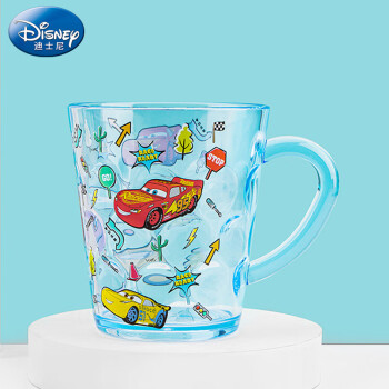 迪士尼（Disney）儿童刷牙水杯男女孩漱口杯宝宝牛奶杯家用塑料杯创意卡通学生牙缸