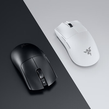 雷蛇（Razer）毒蝰V3pro专业版无线鼠标 8K 电竞游戏轻量化鼠标 类肤材质  cs2 无畏契约 白