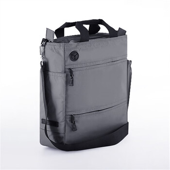 酷奇袋鼠(kuqidaishu)bochroun男包休闲大容量手提公文包竖款单肩斜挎