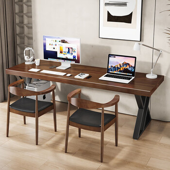 金沙公爵（Duke Kingtha）实木电脑桌长条桌子现代简约家用卧室双人书桌 标准:1.6桌厚5