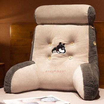 卢寇床头靠垫软包床上护腰靠枕沙发宿舍大靠背垫抱枕女生睡觉2022新款