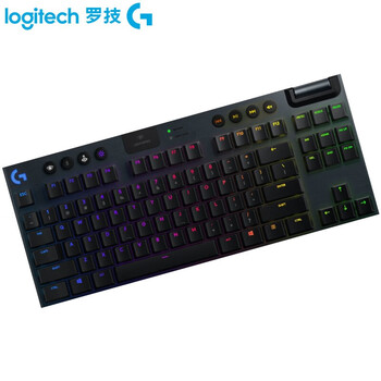 罗技（Logitech）G913 TKL 机械背光键盘无线蓝牙双模式电竞游戏键盘 便携紧凑GL T轴（类茶轴）黑色