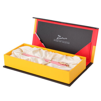 毕加索（pimio）宝珠笔商务办公签字笔 开学礼物女成人签名笔学生练字书写0.5mm艾琳系列986珍珠红