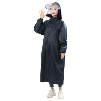 雨航(YUHANG)户外雨衣雨披单人连体双层游玩一体式雨衣男女雨披 藏青 雨航(YUHANG)户外雨衣雨披单人连体双层游玩一体式雨衣男女雨披 藏青