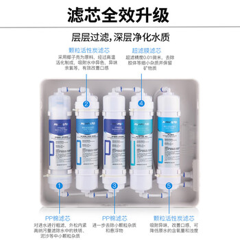 九阳（Joyoung）超滤净水器家用直饮迷你型无桶自来水过滤器 JYW-HC-1365WU 白色