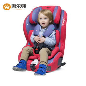 惠尔顿（Welldon） 酷睿宝 Core 宝宝汽车儿童安全座椅 ISOFIX接口 双固定 3C认证 9个月-12岁祈福苹果红
