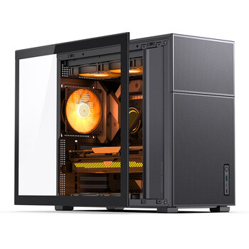 乔思伯（JONSBO）松果D41 MESH版黑色 ATX机箱（双360冷排/ATX电源/Type-c Gen2 10Gbps+/垂直风道/长显卡）