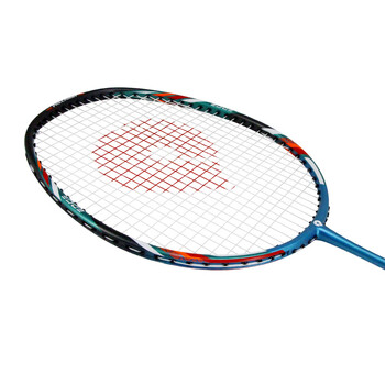 启傲(QIAO)羽毛球拍对拍比赛套装AT5碳素中杆羽拍4U22磅绒布袋含手胶紫烙蓝