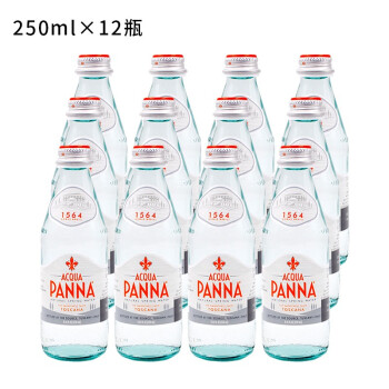 普娜acquapanna天然礦泉水500ml玻璃瓶塑料瓶大瓶意大利進口天然飲用