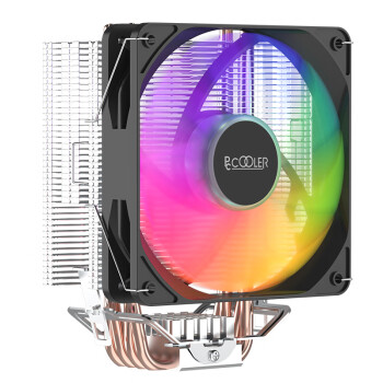 超频三（PCCOOLER）东海X4炫彩版 CPU散热器 (幻彩灯效/支持1700/温控风扇/4热管/多平台/附硅脂)
