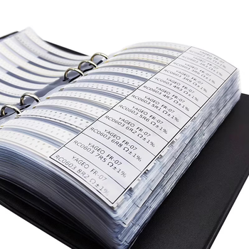 诺然 电阻本 电阻包 0201 0402 0603 0805 1206 电阻器 电阻元件 贴片电阻本 0603电阻本1% 400种50只