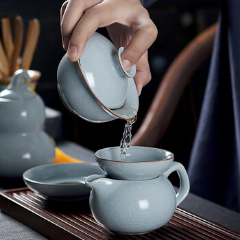 龙寅汝窑茶具套装功夫茶具如何呢?质量评分好么