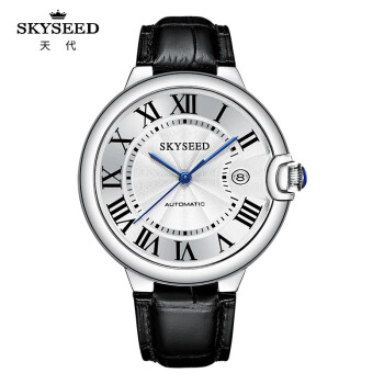 天代(skyseed)skyseed/天代时间行者系列绅士商务休闲自动机械腕表