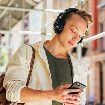 铁三角(Audio-technica)M50X BK 头戴式专业全封闭监听音乐HIFI耳机 直播音乐剪辑黑色 铁三角(Audio-technica)M50X BK 头戴式专业全封闭监听音乐HIFI耳机 直播音乐剪辑黑色
