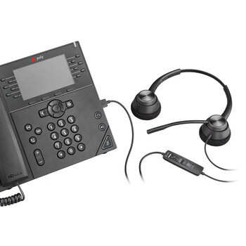 博诣 POLY惠普头戴式有线耳机EP320USB电脑线控在线教育学习耳麦立体声降噪麦克风轻便舒适 博诣 POLY惠普头戴式有线耳机EP320USB电脑线控在线教育学习耳麦立体声降噪麦克风轻便舒适