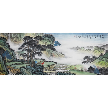 画家 贾德江《山水》t46706839拍卖已结束广西美协会员 李晓海