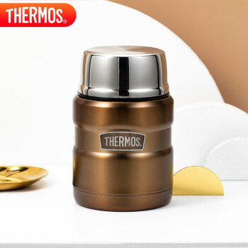 膳魔师（THERMOS）焖烧杯保温罐桶470ml不锈钢饭盒便当盒餐盒SK-3000 GL