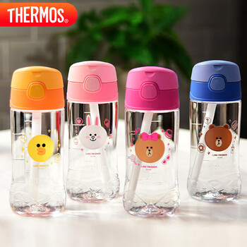 THERMOS膳魔师塑料水杯450ML儿童吸管杯Tritan材质 F4011T LF004 莎莉 THERMOS膳魔师塑料水杯450ML儿童吸管杯Tritan材质 F4011T LF004 莎莉