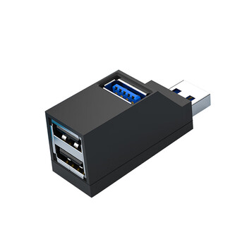 连拓 USB3.0分线器多接口HUB集线器笔记本电脑一拖三USB数据延长线转换器三合一扩展转接头拓展U盘外接