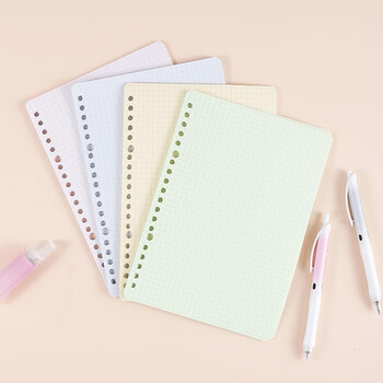 国誉(KOKUYO)A5彩色活页纸Campus活页本替芯笔记本子活页纸内页 5mm方格 30张蓝色1本 WCN-CLL3314B 国誉(KOKUYO)A5彩色活页纸Campus活页本替芯笔记本子活页纸内页 5mm方格 30张蓝色1本 WCN-CLL3314B