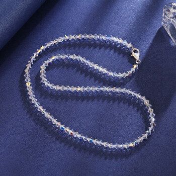 奥地利水晶项链女锁骨链小众颈链简约大气饰品定制刻字母节礼物