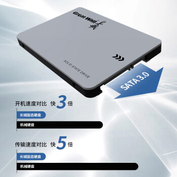 长城（Great Wall) 512GB SSD固态硬盘 SATA3.0接口 读速540MB/S台式机/笔记本通用 GW560系列 