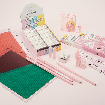 樱花(SAKURA)胶带盒透明胶收纳盒切割器(粉色) 日本进口收纳式小学生文具系列 樱花(SAKURA)胶带盒透明胶收纳盒切割器(粉色) 日本进口收纳式小学生文具系列