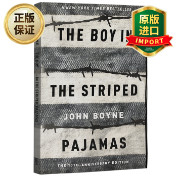 穿条纹睡衣的男孩 英文原版小说The Boy in the Striped Pajamas Pyjamas穿条纹衣服的男孩 青少年课外读物 约翰伯恩 进口英语书籍