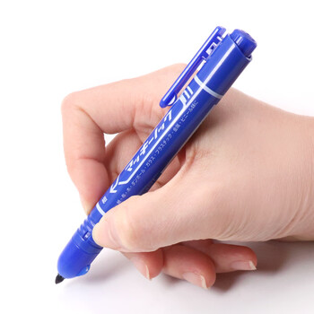 斑马牌(ZEBRA)按动记号笔 油性彩色标记笔/物流大头笔/签字笔 P-YYSS6 蓝色 斑马牌(ZEBRA)按动记号笔 油性彩色标记笔/物流大头笔/签字笔 P-YYSS6 蓝色