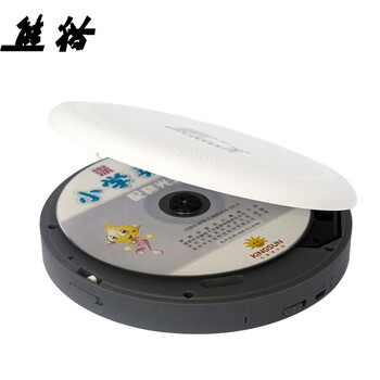 熊猫（PANDA）F-01 CD播放机 英语复读机 便携式MP3随身听 迷你充电插卡光盘学习机 教学转录播放机（白色）