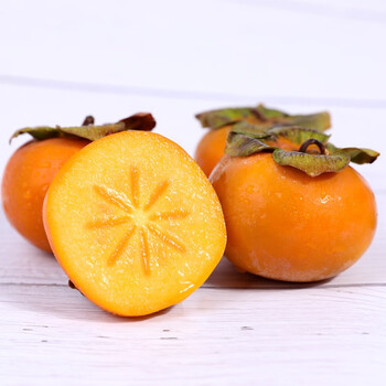 云南富有柿 甜脆大柿子 产地直发 5斤 单果200-220g