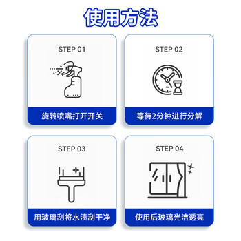 巨奇严选 玻璃清洗剂汽车玻璃水浴室镜子水垢清洁剂窗户清洁除尘神器