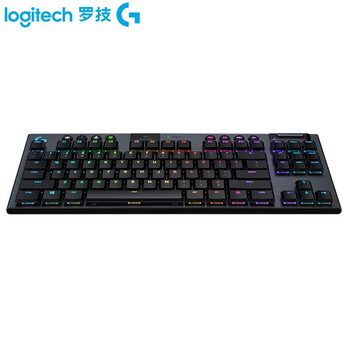 罗技（Logitech）G913 TKL 机械背光键盘无线蓝牙双模式电竞游戏键盘 便携紧凑GL T轴（类茶轴）黑色