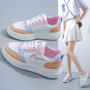mmanyutie女童小白鞋8秋季9中大童百搭女鞋12女孩15岁初中学生休闲