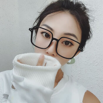 防蓝光老花镜女时尚超轻高清显年轻50/100/150度大框远视眼镜 老花250