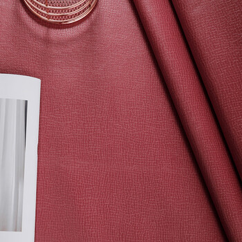 风汐防水荔枝纹亮色科技布沙发布料面料素色仿皮抱枕坐