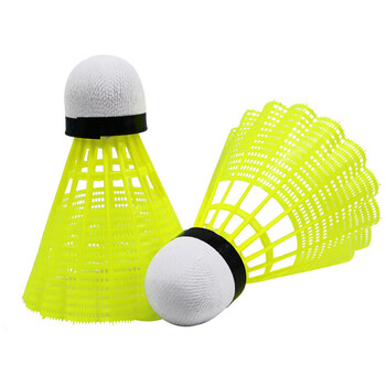 红双喜DHS耐打训练尼龙羽毛球塑料胶练习羽球6只装黄色EG60Y 红双喜DHS耐打训练尼龙羽毛球塑料胶练习羽球6只装黄色EG60Y