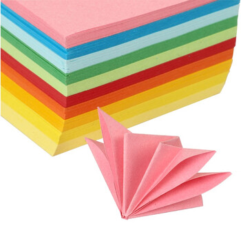 天章(TANGO)手工折纸DIY彩纸65*65mm/儿童学生手工剪纸小星星千纸鹤幼儿园早教用品春节折纸 400张/10色70g