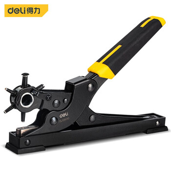 得力(deli)单圆孔3mm打孔器打洞器dl108001 重型台式打孔钳